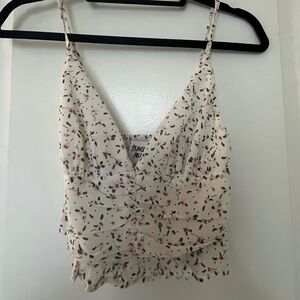 Princess Polly Cream Floral Camisole